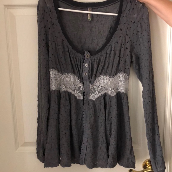 Free People long sleeve top - Picture 1 of 4